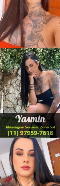 Yasmin Terapeuta. Massagem Sensual na Zona Sul - São Paulo. Fone: (11) 97959-7618