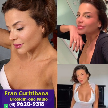 Paola Garcez. Massagem Sensual no Jardins. Novidade!!! Fran Curitibana. Massagem no Brooklin- São Paulo. Fone: (41) 9620-9318