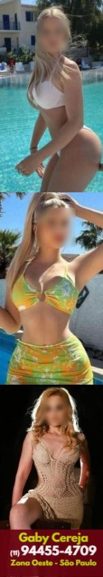 Gaby Massagista Loira Zona Oeste -SP capa