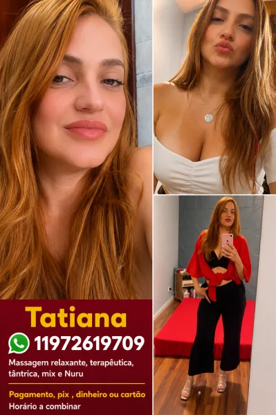Tatiana Terapeuta. Venha Conhecer essa novidade! Atende Higienópolis, Paulista, Bela Vista, Consolação! F: (11) 97261-9709 3 Tatiana Terapeuta. Venha Conhecer essa novidade! Atende Higienópolis, Paulista, Bela Vista, Consolação! F: (11) 97261-9709